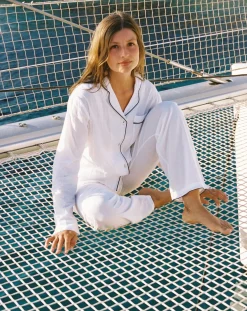 Scarlette Ateliers Lingerie, Chaussettes-Maria pyjamas Blanc