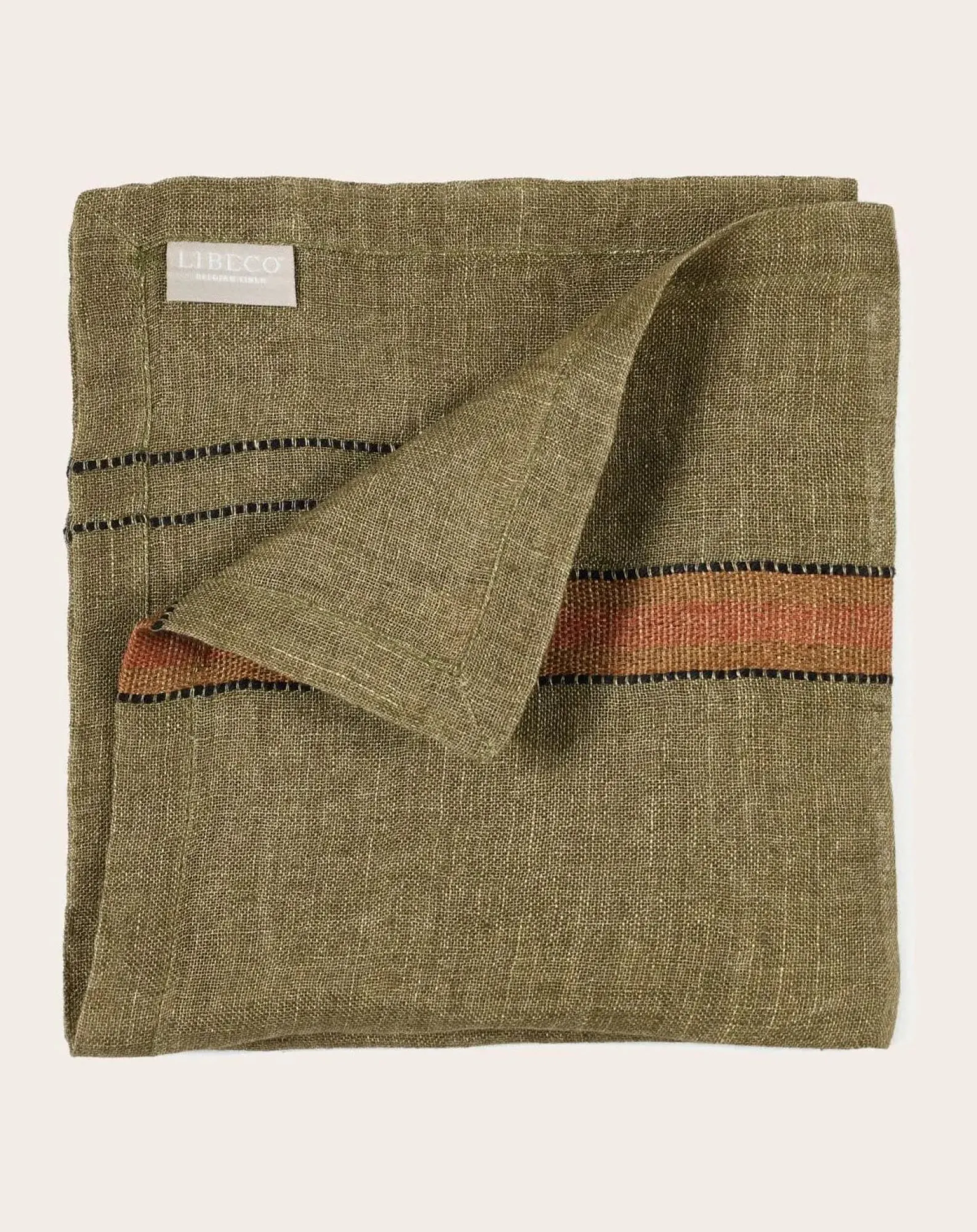 Libeco Linge De Table|Linge De Table, Sets De Table-Marie Serviette Vert kaki