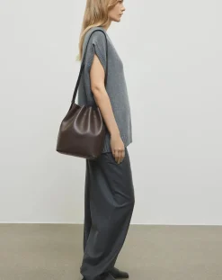 Aesther Ekme Sacs À Main-Marin Supple Medium leather handbag Marron