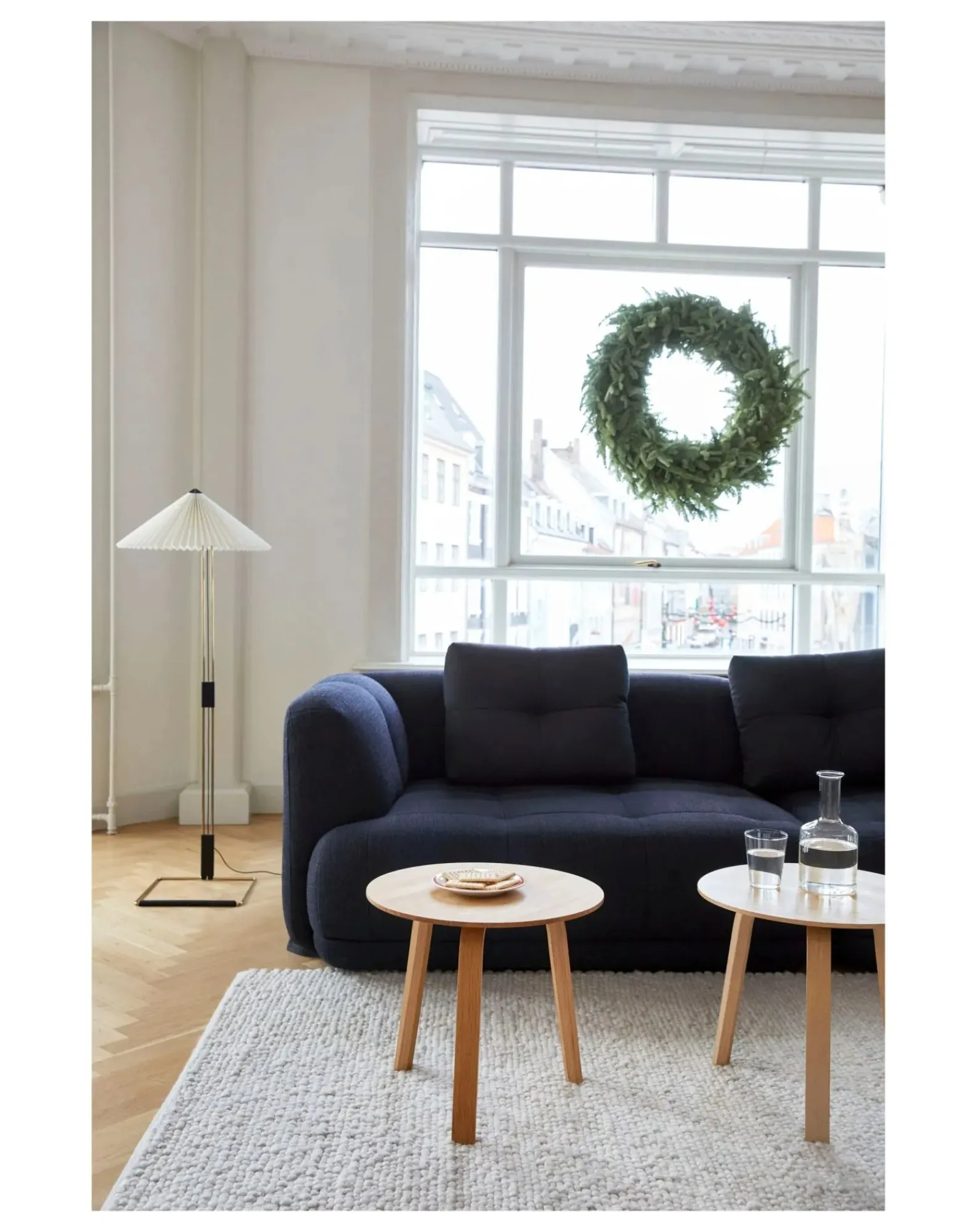 Hay Lampadaires-Matin floor lamp, Inga Sempé Blanc