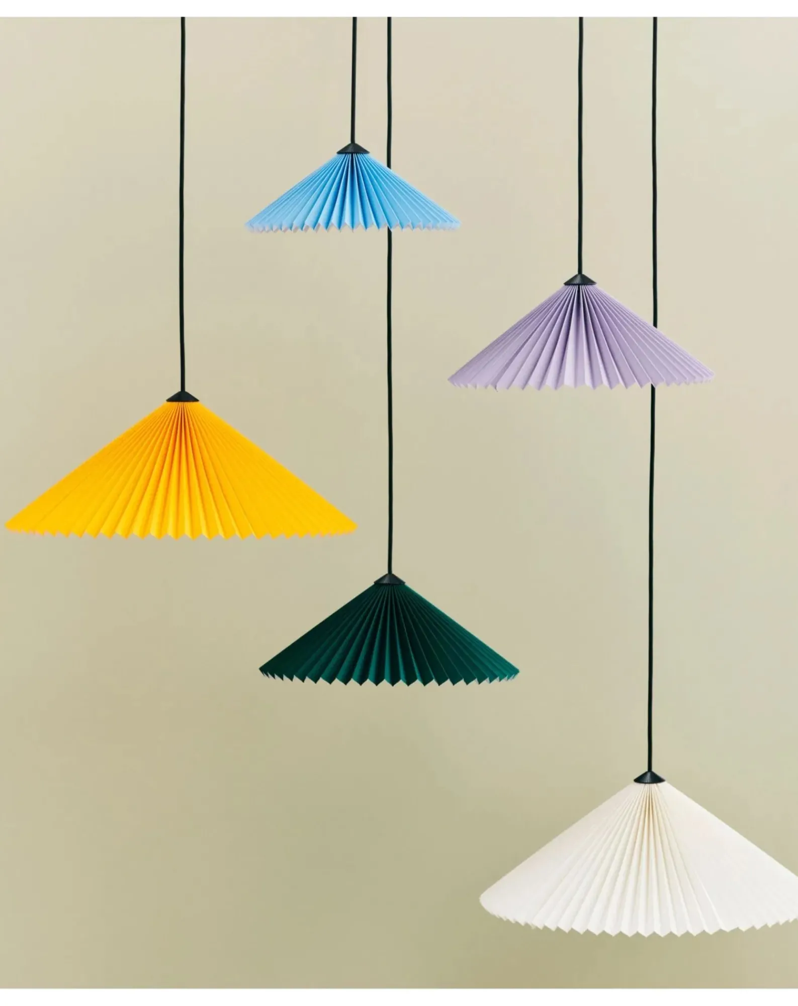 Hay Suspensions-Matin hanging lamp, Inga Sempé Blanc