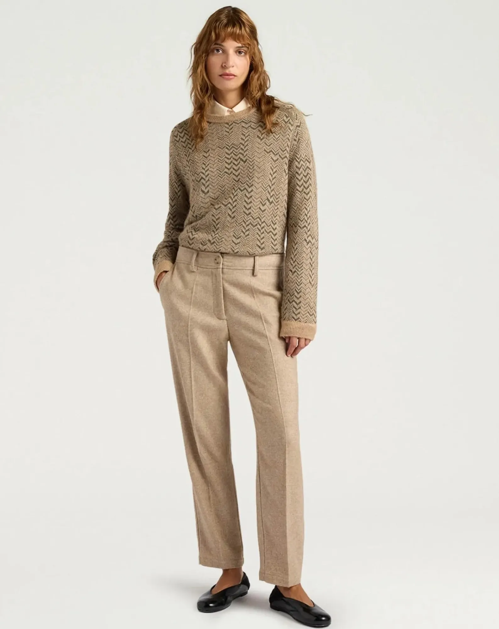 Momoni Pantalons, Jeans-Matthieu Laine pants Beige