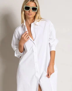 Smallable Woman Robes, Jupes-Melissa shirt dress Blanc