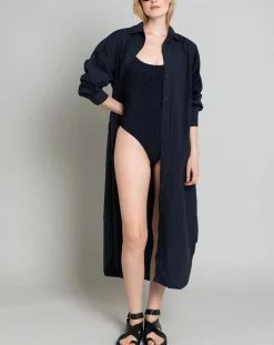 Smallable Woman Robes, Jupes-Melissa shirt dress Noir