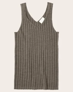 FUB Pulls, Gilets-Merino Wool Fine Knit Sweater - Women's Collection Noisette