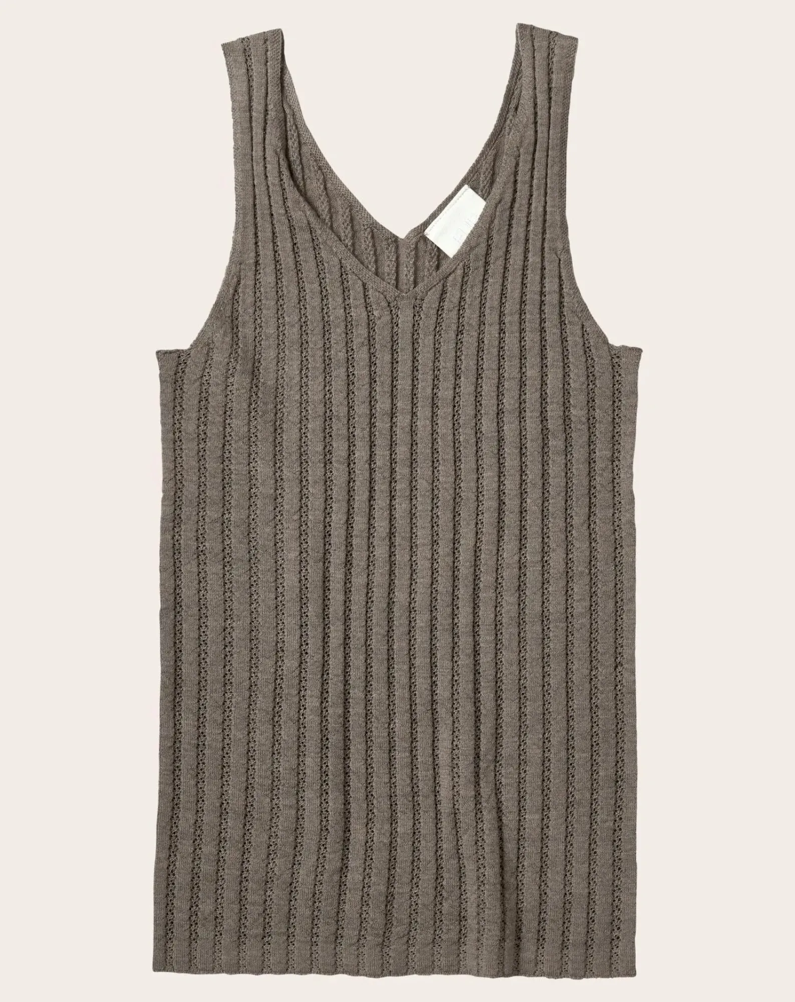 FUB Pulls, Gilets-Merino Wool Fine Knit Sweater - Women's Collection Noisette