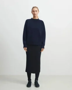 FUB Pulls, Gilets-Merino Wool Sweater - Women's Collection Bleu marine