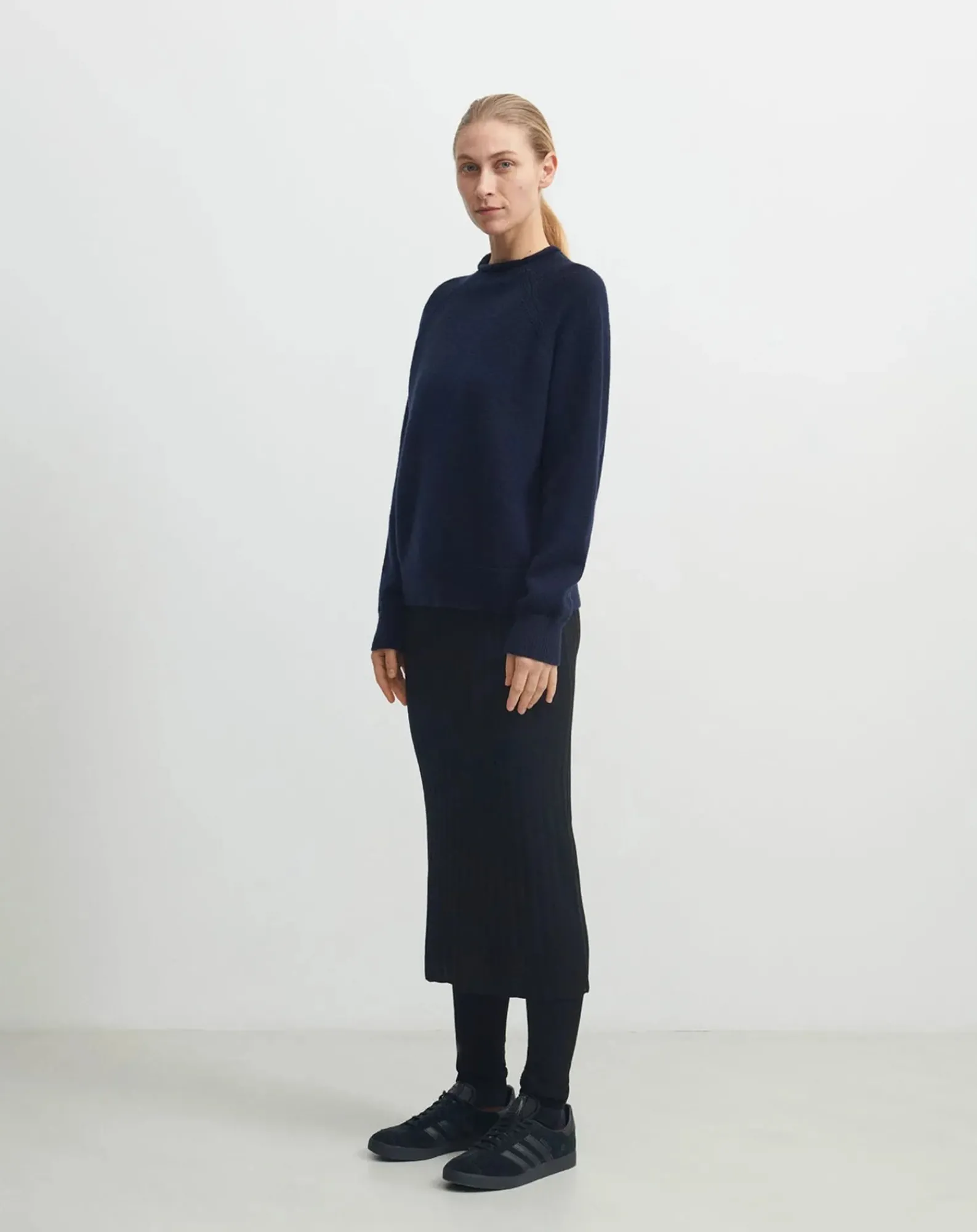 FUB Pulls, Gilets-Merino Wool Sweater - Women's Collection Bleu marine