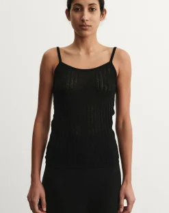 FUB Tee-Shirts, Tops-Merino wool tank top - Women's collection Noir