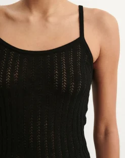 FUB Tee-Shirts, Tops-Merino wool tank top - Women's collection Noir