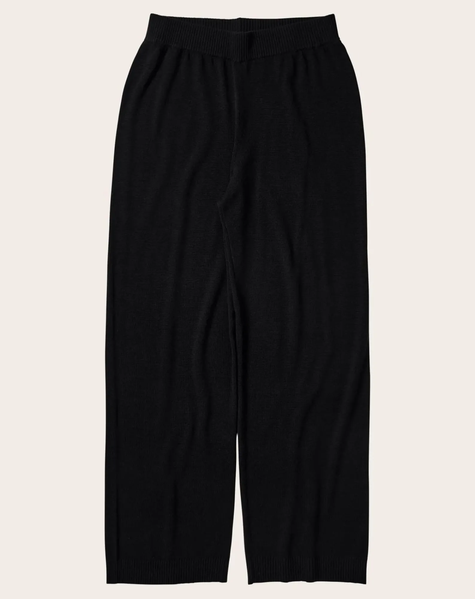 FUB Pantalons, Jeans-Merino Wool Trousers - Women's Collection Noir
