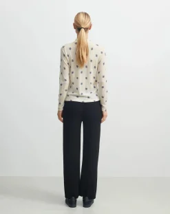 FUB Pantalons, Jeans-Merino Wool Trousers - Women's Collection Noir