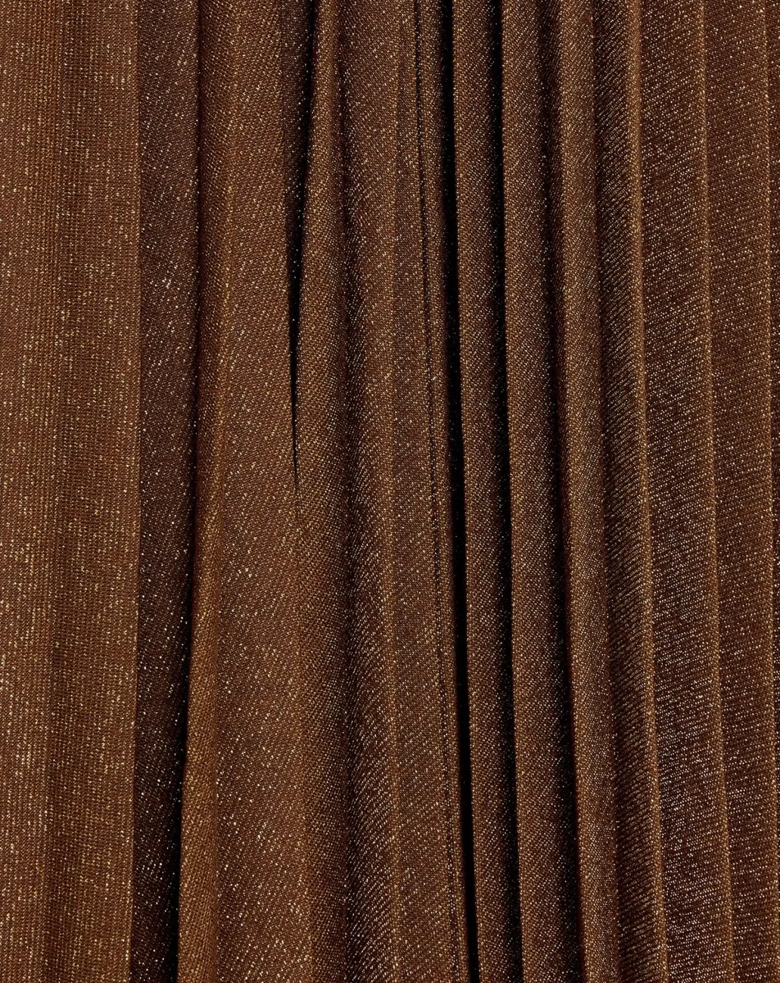 Momoni Robes, Jupes-Metallic Derby Dress Tabac