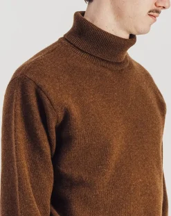 Parages Pulls, Gilets-Michel Superfine Merino Wool Sweater Rouille