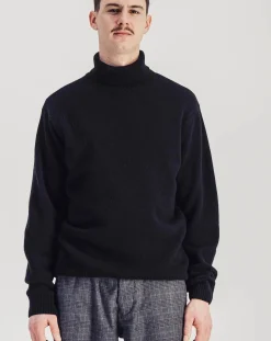 Parages Pulls, Gilets-Michel Superfine Merino Wool Sweater Noir