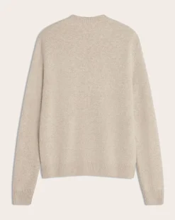 Maison Kitsuné Pulls, Gilets-Milano Lambswool Fox Head Sweater Beige