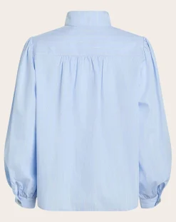 BELLEPIECE Blouses, Chemises-Milton Striped Blouse Bleu