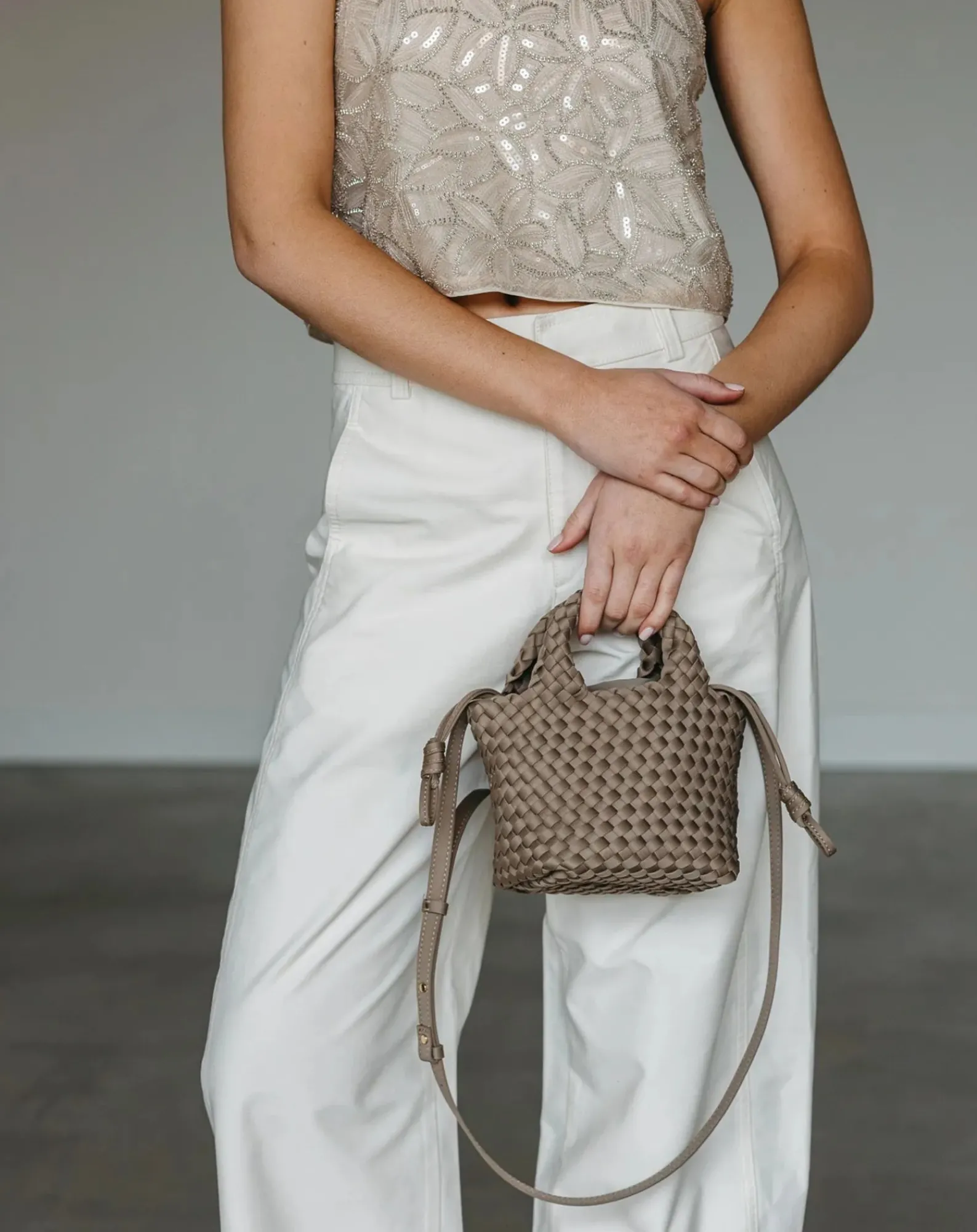 Marrea Sacs À Bandoulière-Mini bag Taupe