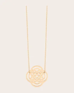 Ginette NY Colliers-Mini Purity necklace Or rose