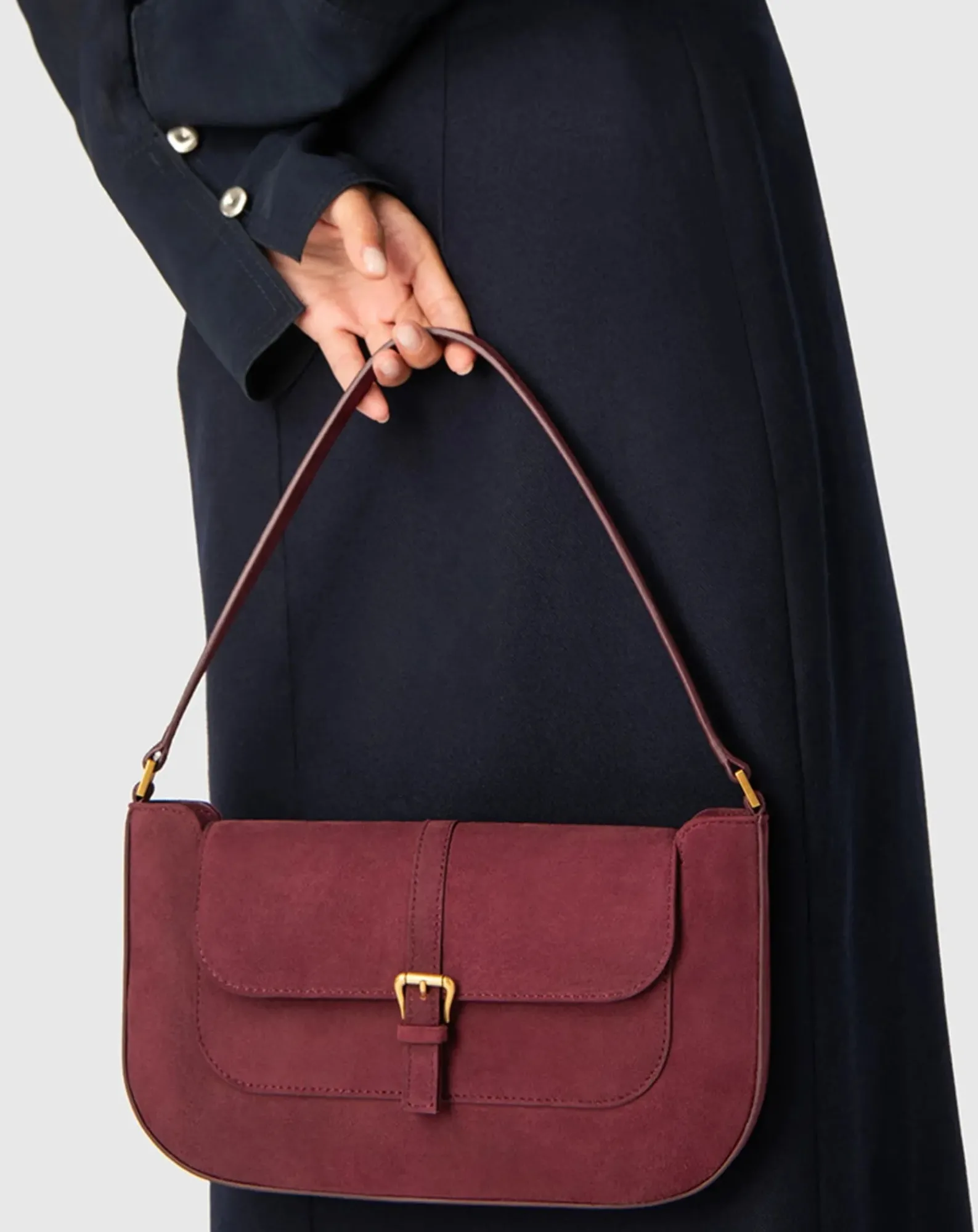 BY FAR Sacs À Main-Miranda bag Sweden Rouge cerise
