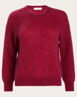 Pomandère Pulls, Gilets-Mohair sweater Magenta