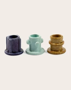Serax Bougies, Senteurs-Molly candleholders - Set of 3 Multicolore
