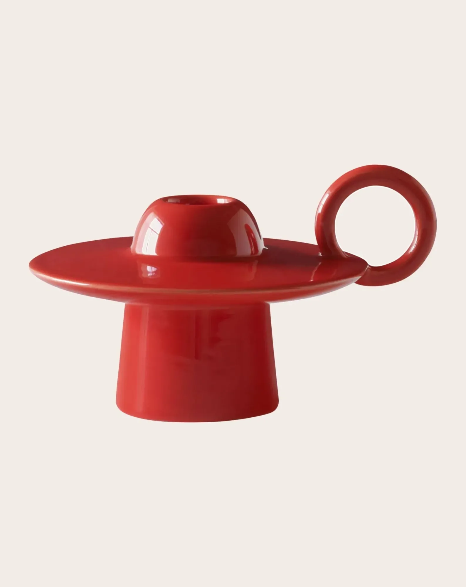 & Tradition Bougies, Senteurs-Momento candlestick - Jaime Hayon Poppy Red