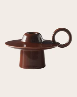 & Tradition Bougies, Senteurs-Momento candlestick - Jaime Hayon Brown