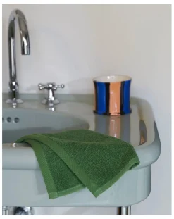 Hay Linge De Bain-Mono Bath Mitt Matcha