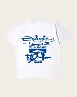 Edwin Tee-Shirts, Polos-Mount Fuji Dusk TS Cotton short-sleeve T-shirt Blanc