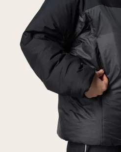 Houdini Vestes, Manteaux-M's Double Dunfri Recycled Polyester Down Jacket Noir