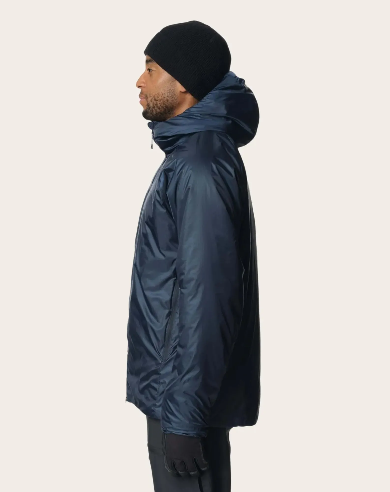 Houdini Vestes, Manteaux-M's Dunfri Jacket Recycled Polyester Bleu foncé