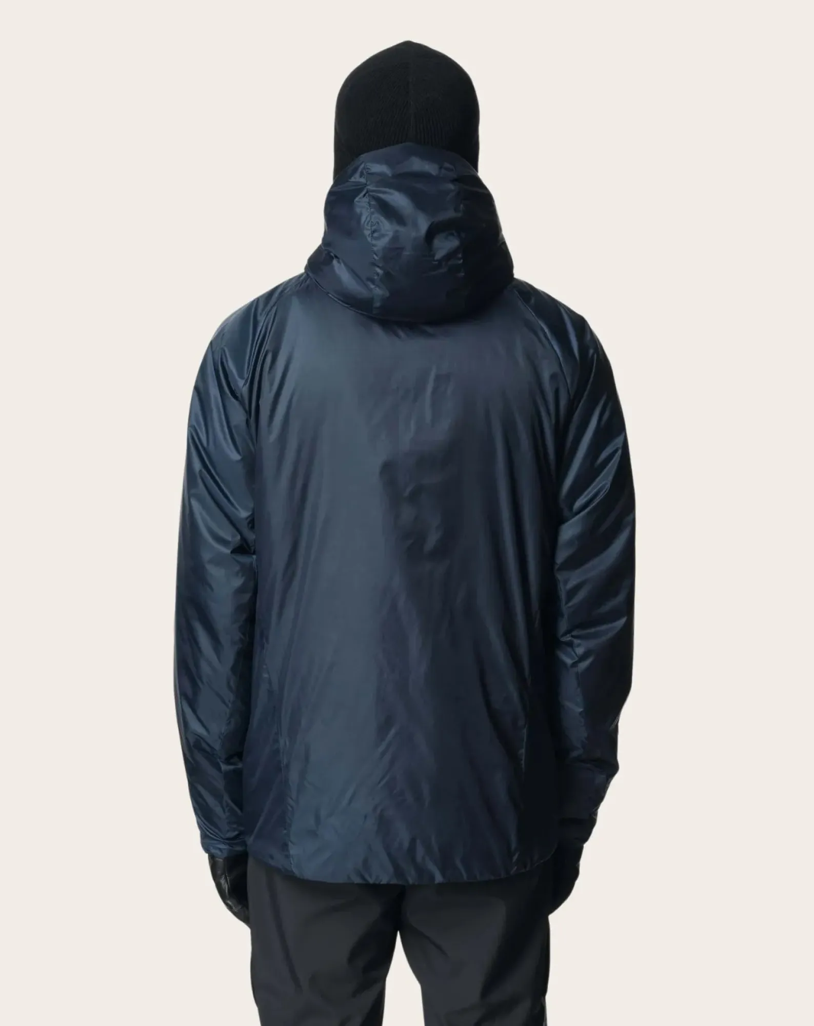Houdini Vestes, Manteaux-M's Dunfri Jacket Recycled Polyester Bleu foncé