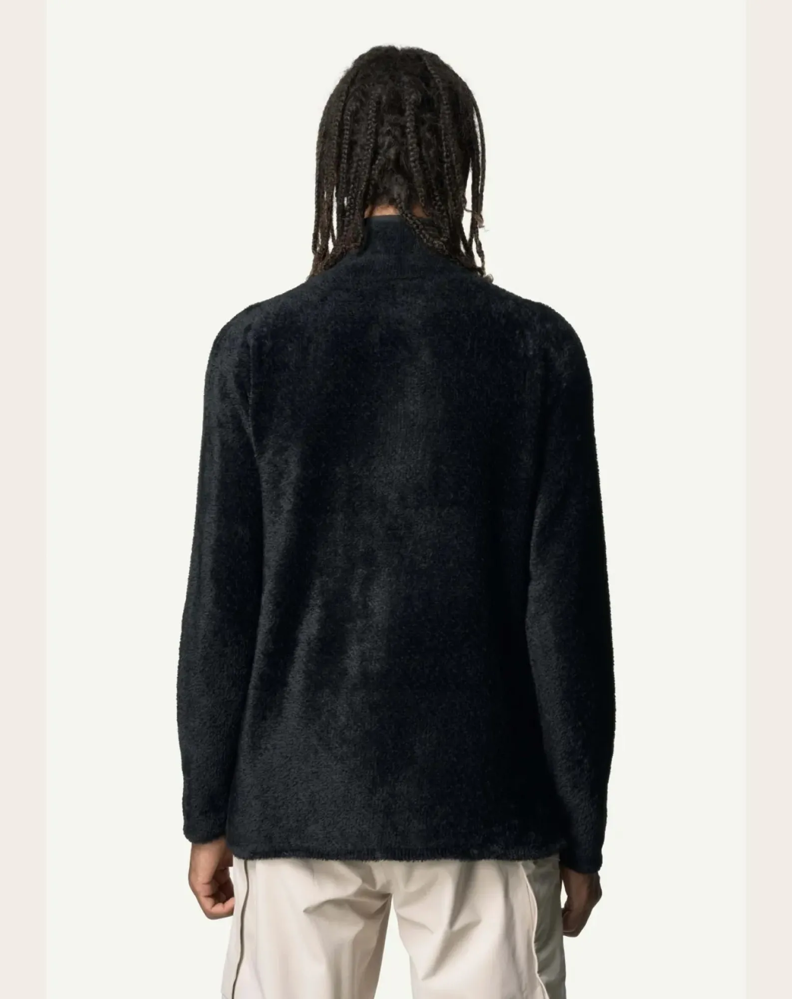 Houdini Sweats-M's Lykan Half Zip Recycled Polyester Sweatshirt Noir