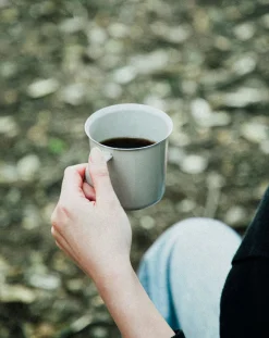 Kinto Tasses, Théières-Mug en émail Foris Ivoire