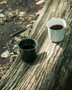 Kinto Tasses, Théières-Mug en émail Foris Ivoire