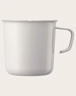 Kinto Tasses, Théières-Mug en émail Foris Ivoire