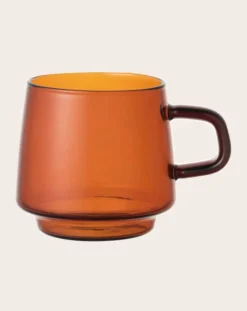 Kinto Tasses, Théières-Mug Sépia en verre Ambre
