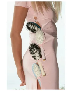 La Bonne Brosse Brosses, Peignes|Soins Des Cheveux-N°4 The Miracle Small Brush - Detangling & Massaging Bleu ciel
