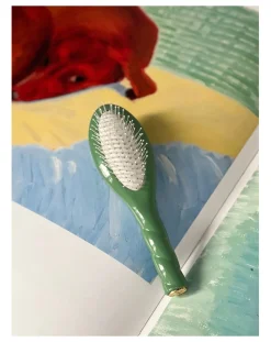 La Bonne Brosse Brosses, Peignes|Soins Des Cheveux-N°4 The Miracle Small Brush - Detangling & Massaging Vert amande