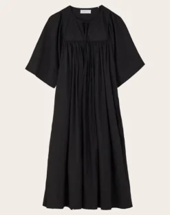 Skall Studio Robes, Jupes-Nadja organic cotton dress Noir