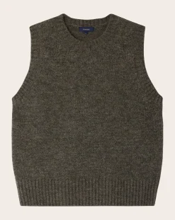 Soeur Pulls, Gilets-Namaste Sleeveless Sweater Gris chiné