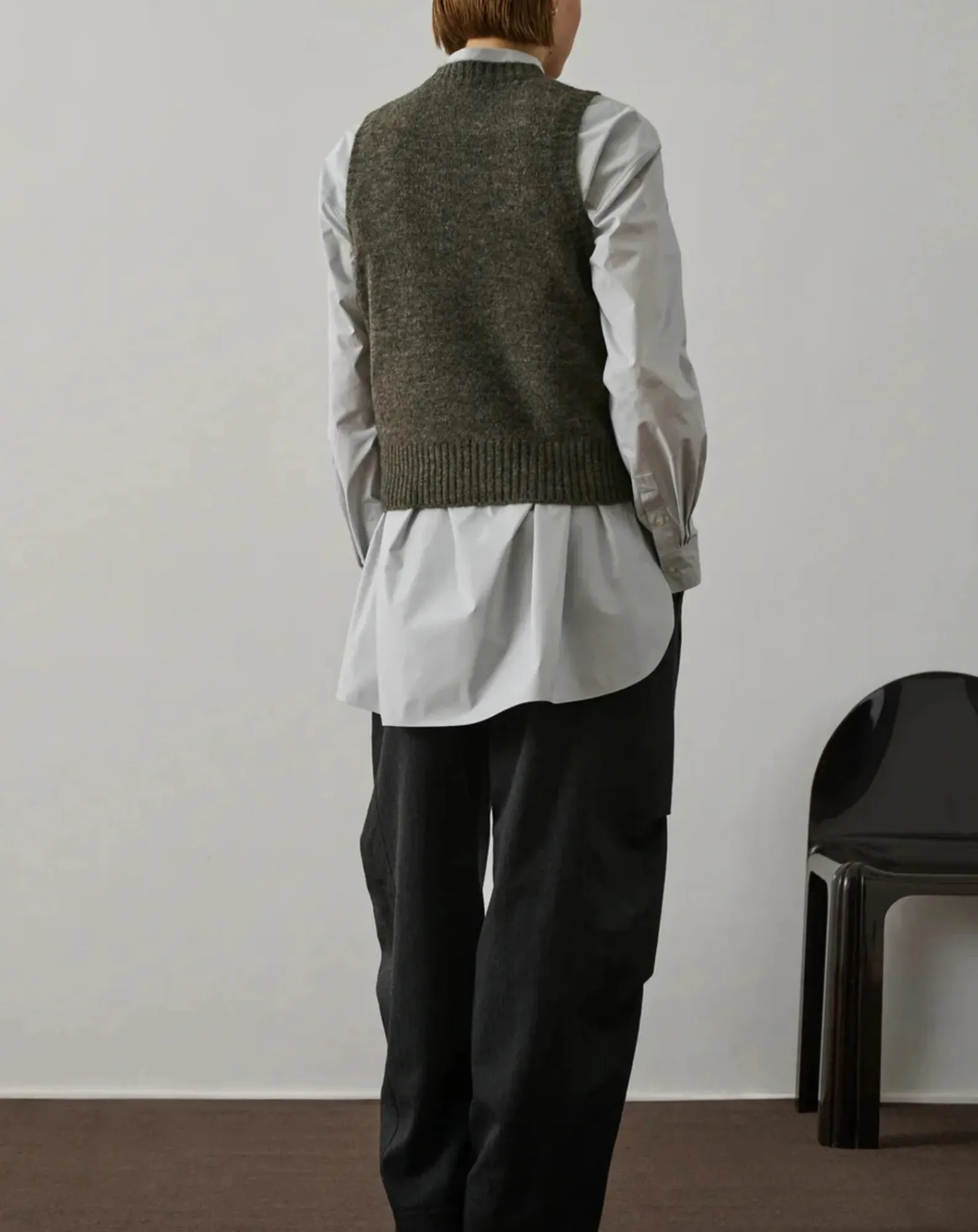 Soeur Pulls, Gilets-Namaste Sleeveless Sweater Gris chiné
