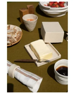 Franca Atelier Linge De Table|Linge De Table, Sets De Table-Napkin Rings - Set of 4 Marbré brun