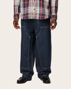 Carhartt WIP Pantalons, Jeans-Nash Double Knee Wide Jeans Denim brut