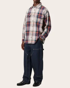 Carhartt WIP Pantalons, Jeans-Nash Double Knee Wide Jeans Denim brut