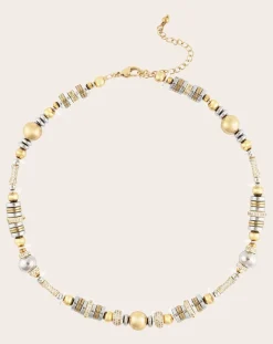 Sigal Colliers-Nefertiti necklace Doré/Argenté