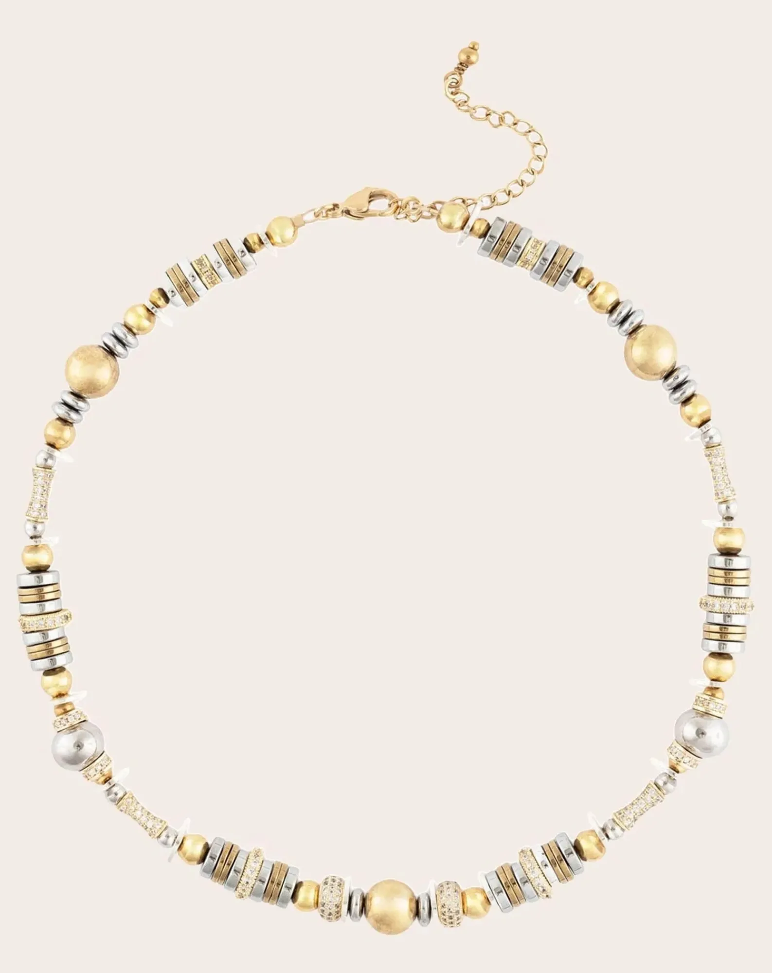 Sigal Colliers-Nefertiti necklace Doré/Argenté