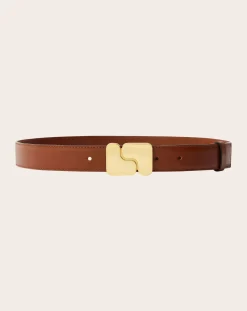 Soeur Ceintures-Ninon Leather Belt Noisette