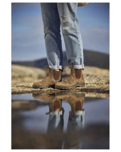 Blundstone Boots|Boots, Bottes-Nubuck Classic Chelsea Boots - Adult’s Collection - Marron